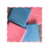 Face mask box, square, storage, pink, blue, square