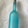 starlight bottle, light up bottle, glass, turquoise glass