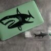 Green, facemask box, personalised, shark, black, set, sanitiser bottle, clip